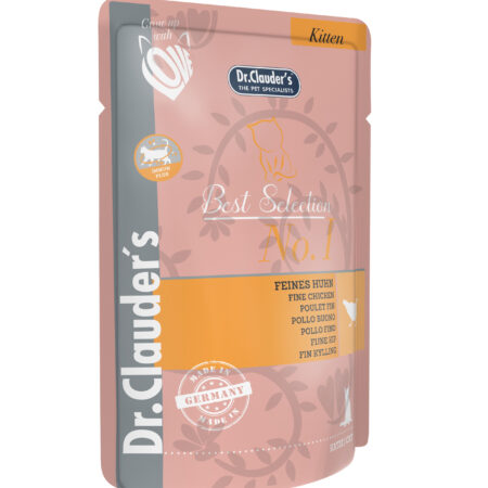 ALIMENTO HÚMEDO POUCH POLLO BEST SELECTION PARA GATO N.1 80GR