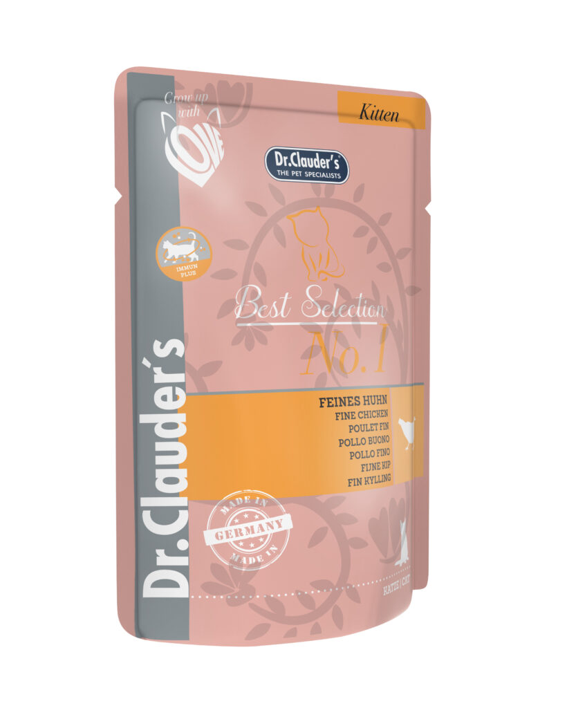ALIMENTO HÚMEDO POUCH POLLO BEST SELECTION PARA GATO N.1 80GR