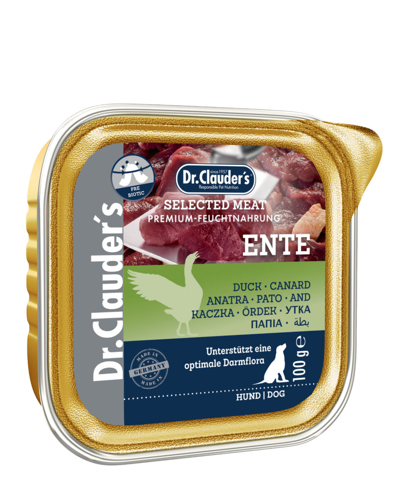 ALIMENTO HÚMEDO PATO PREBIOTIC 100GR