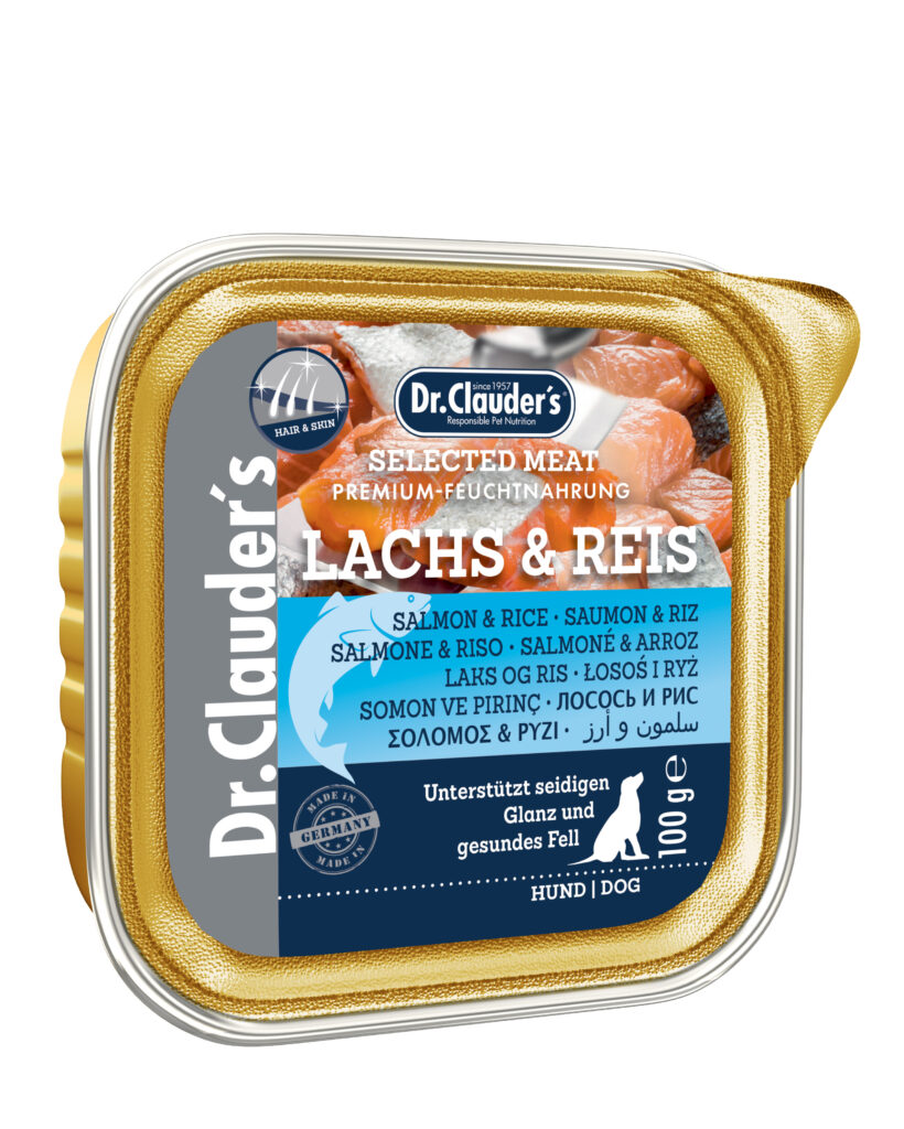 ALIMENTO HÚMEDO SALMÓN Y ARROZ PRO HAIR SKIN 100GR