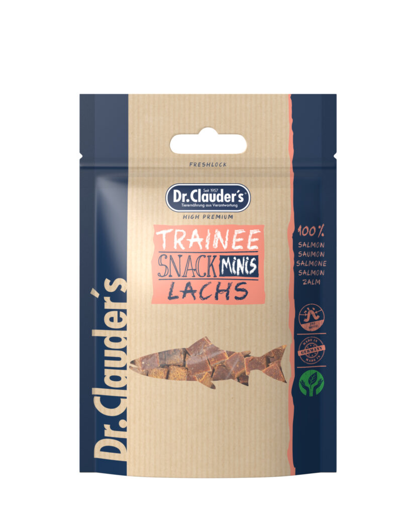 SNACK MINI TRAINEE SALMÓN 50GR