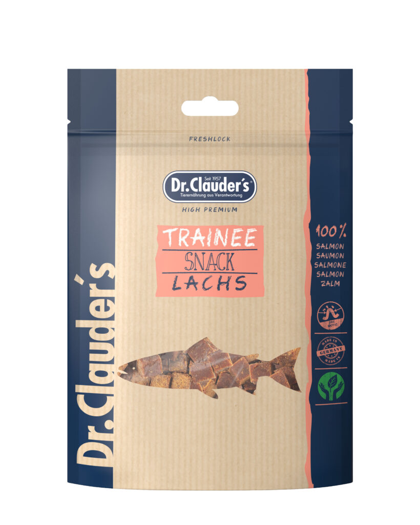 SNACK FUNCIONAL SALMÓN MEDIUM TRAINEE 80GR