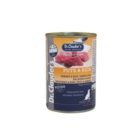 ALIMENTO HÚMEDO PAVO Y ARROZ PREBIOTIC 400GR