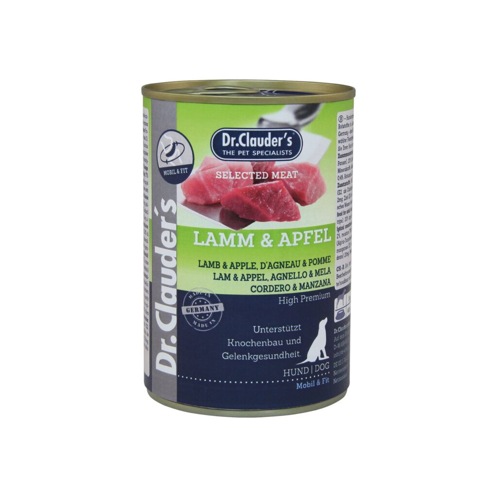 ALIMENTO HÚMEDO CORDERO Y MANZANA PREBIOTIC 400GR