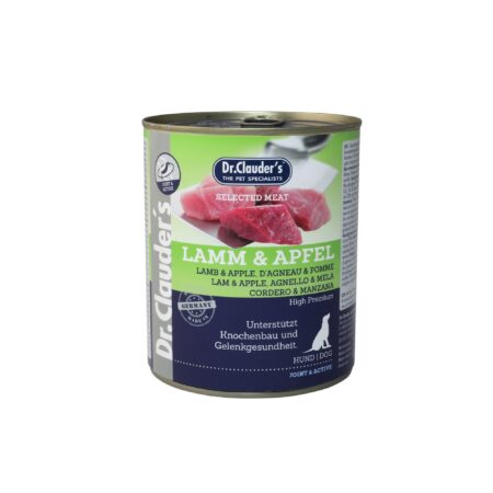 ALIMENTO HÚMEDO CORDERO Y MANZANA PREBIOTIC 800GR