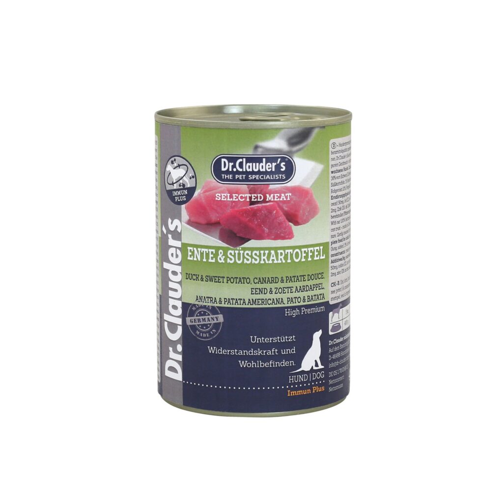 ALIMENTO HÚMEDO PATO Y BONIATO DULCE IMMUNE PLUS 400G