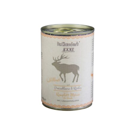 ALIMENTO HÚMEDO VENADO B.A.R.F 400G