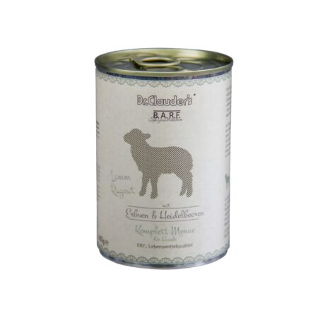 ALIMENTO HÚMEDO GUISO DE CORDERO B.A.R.F 400G