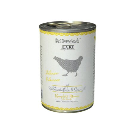 ALIMENTO HÚMEDO GUISO DE POLLO B.A.R.F 400G