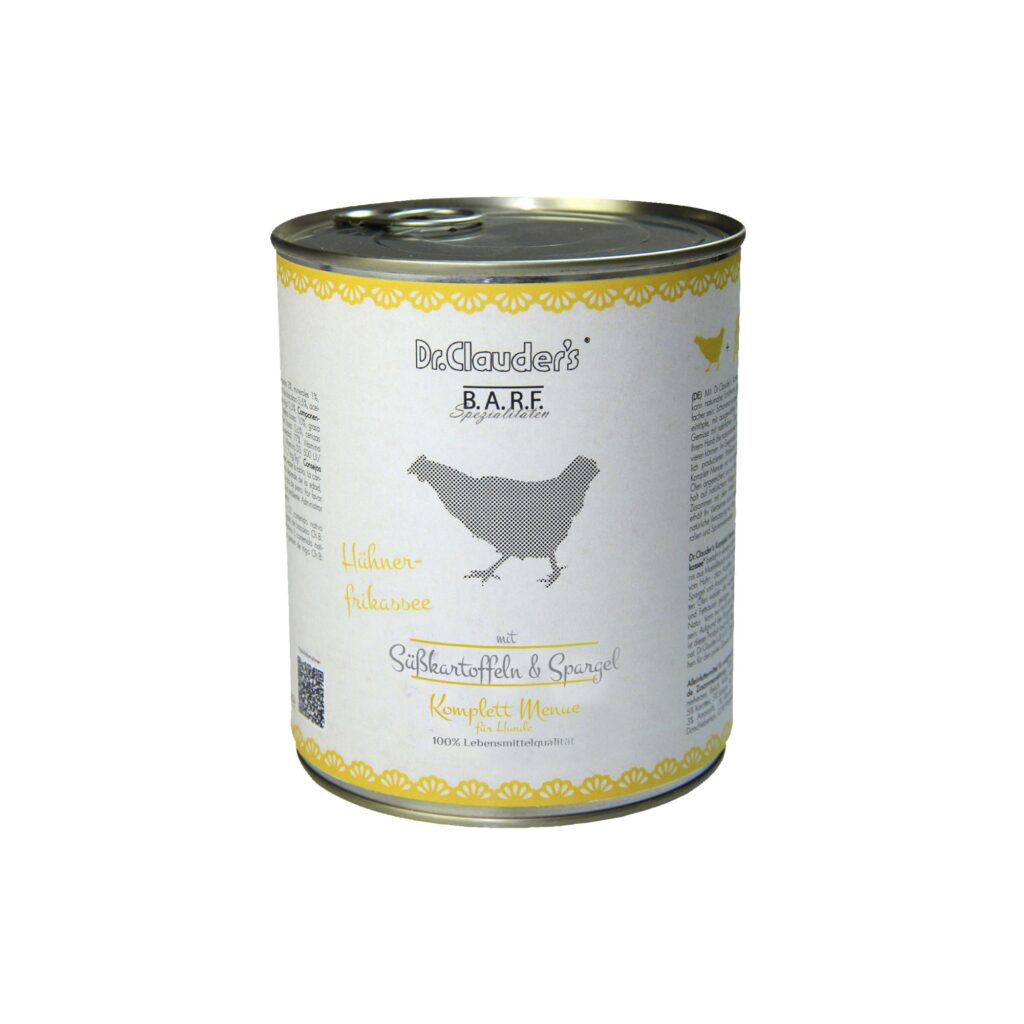 ALIMENTO HÚMEDO GUISO DE POLLO B.A.R.F 800GR