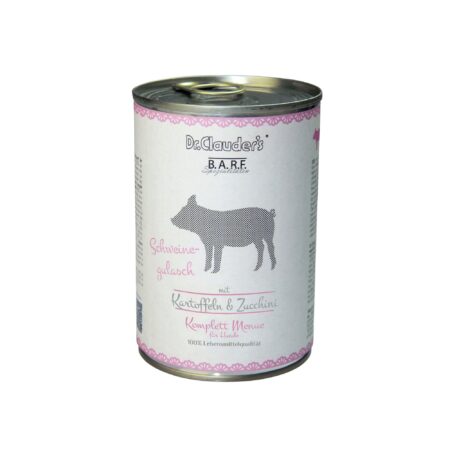 ALIMENTO HÚMEDO GOULASH DE CERDO B.A.R.F 400GR