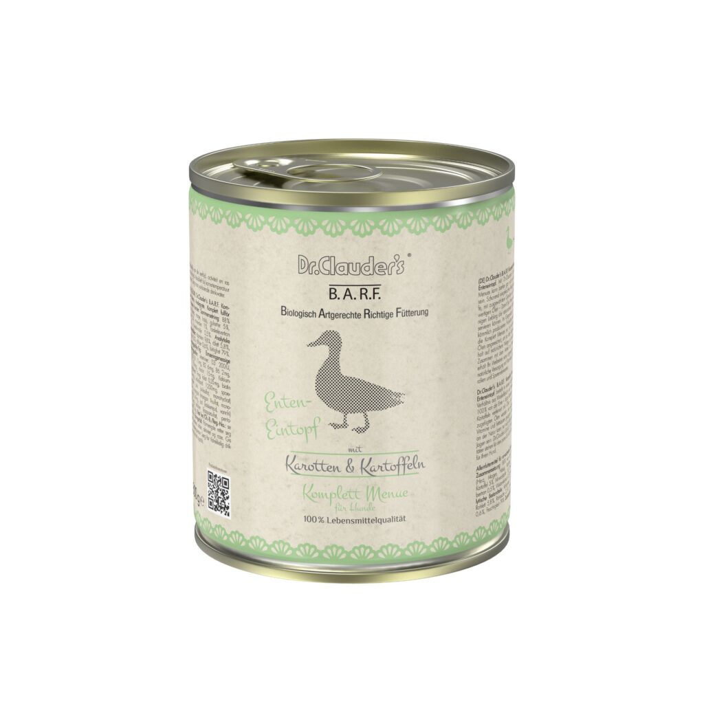 ALIMENTO HÚMEDO GUISO DE PATO B.A.R.F 800GR